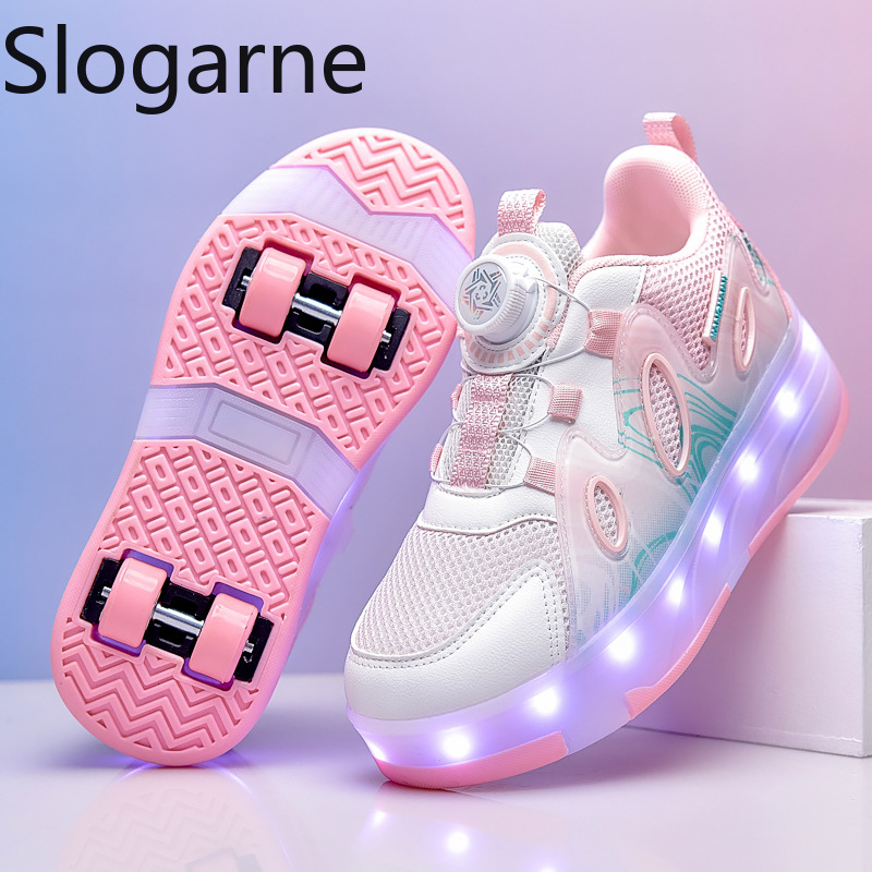 Foam Roller - 2026 Neue Mesh-Rollschuhschuhe für Mädchen, Sommer-Runaway-Schuhe,