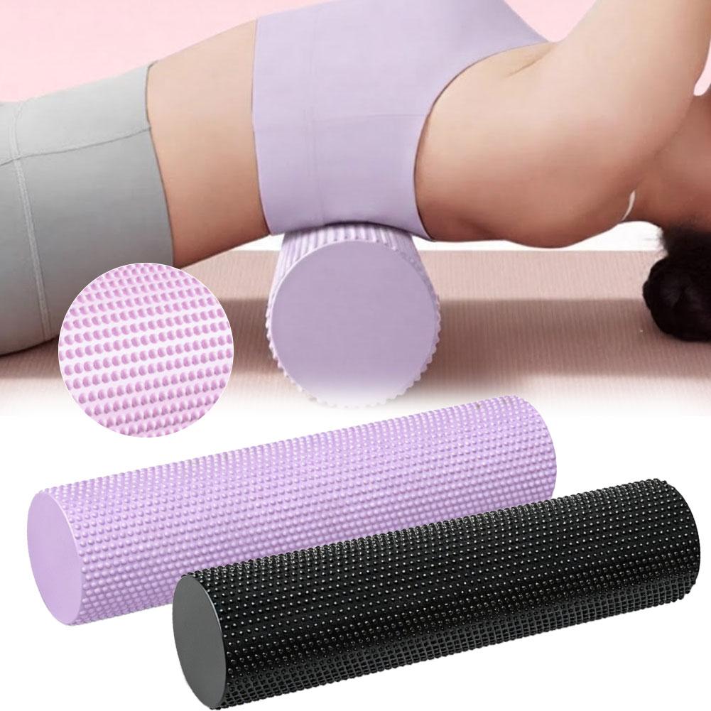 Foam Roller - EVA Hochdichte Yoga-Schaumstoffrolle 45cm, Fitness Muskelmassage