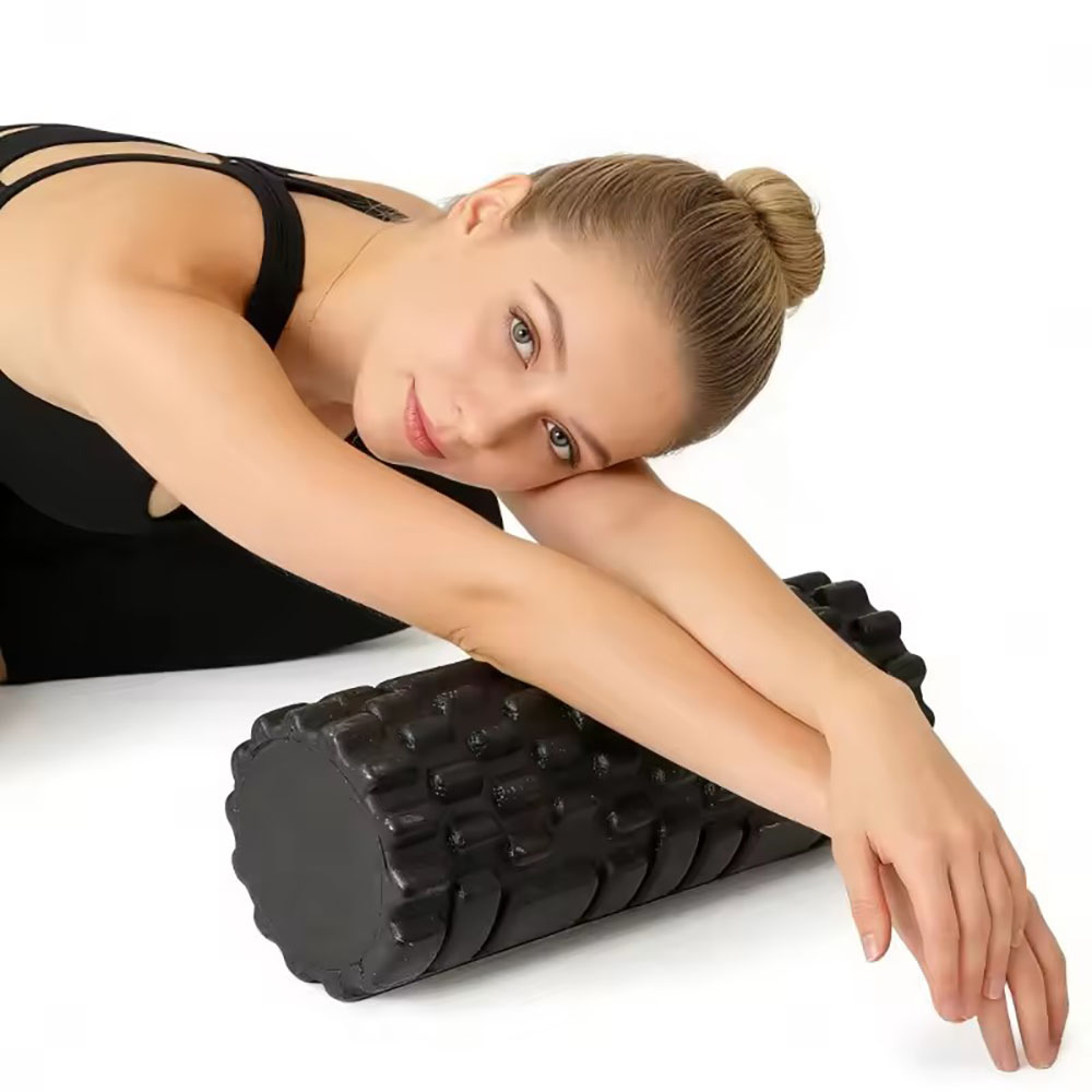 Foam Roller - 33cm Schaumstoffrolle für Muskelmassage, Hochdichte Fitnessrolle