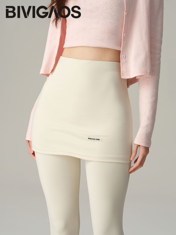 Oxygen Yoga & Fitness Yorkdale - BIVIGAOS Neue Leichte Sauerstoff-Leggings mit Rock-Optik,