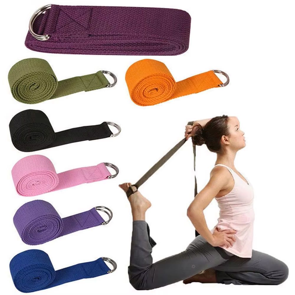Yoga Fitness Ring - 180 cm Sport-Yoga-Gurt, strapazierfähige Baumwolle, verstellbare