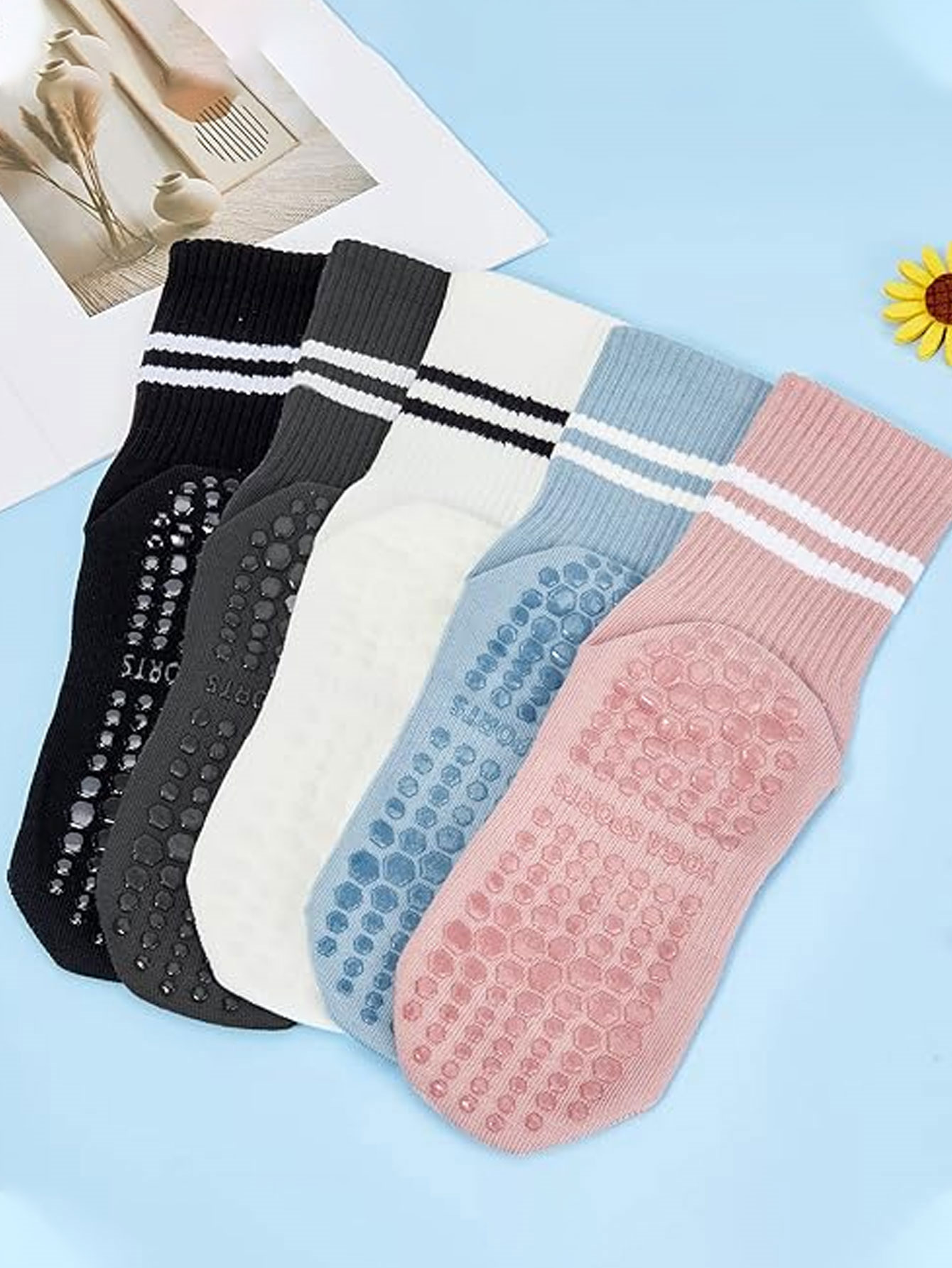 3 Paar Yoga-Socken, rutschfest – Speed Skipping Rope Bewertung und Preis