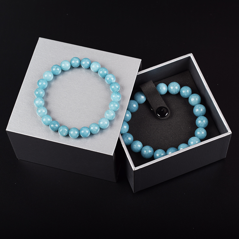 Natürliches Aquamarin-Armband  – Yoga Fitness Tracker Bewertung und Preis
