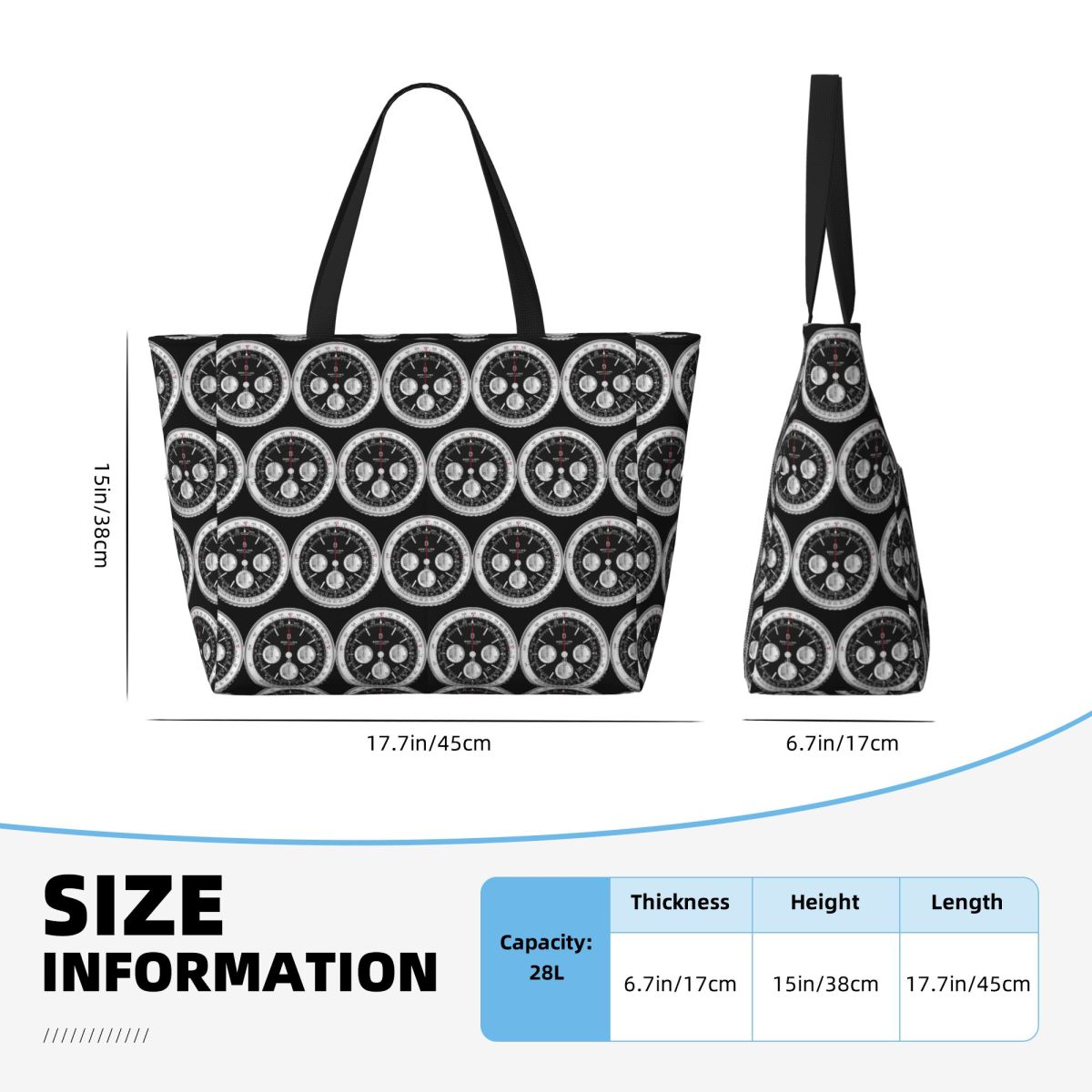 Schwarze Luxus-Strandtasche mi – Yoga Fitness Watch Bewertung und Preis