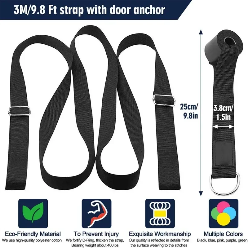 3M Flexibler Yoga-Stretchgurt  – Yoga Fitness Ring Bewertung und Preis