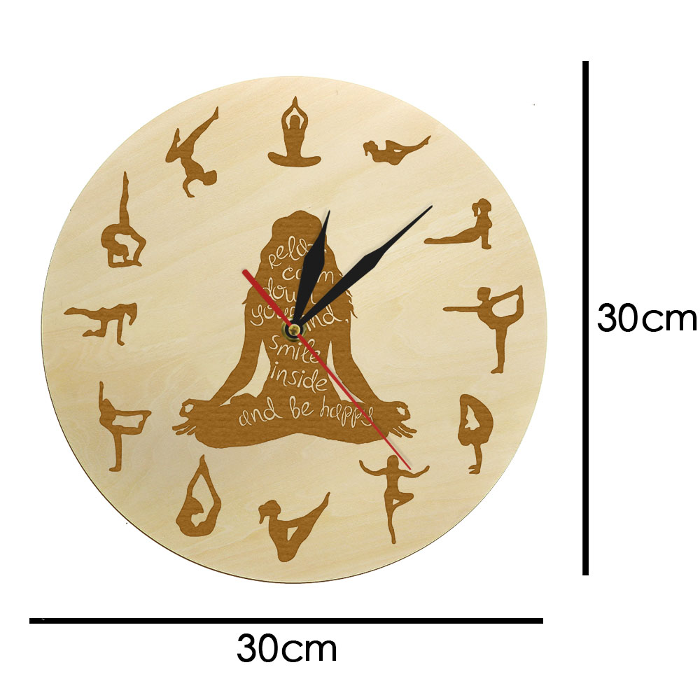 Yoga Pose Holz Wanduhr Fitness – Yoga Fitness Watch Bewertung und Preis