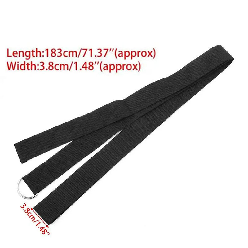 183*3,8 cm Yoga Strap Baumwoll – Yoga Fitness Ring Bewertung und Preis