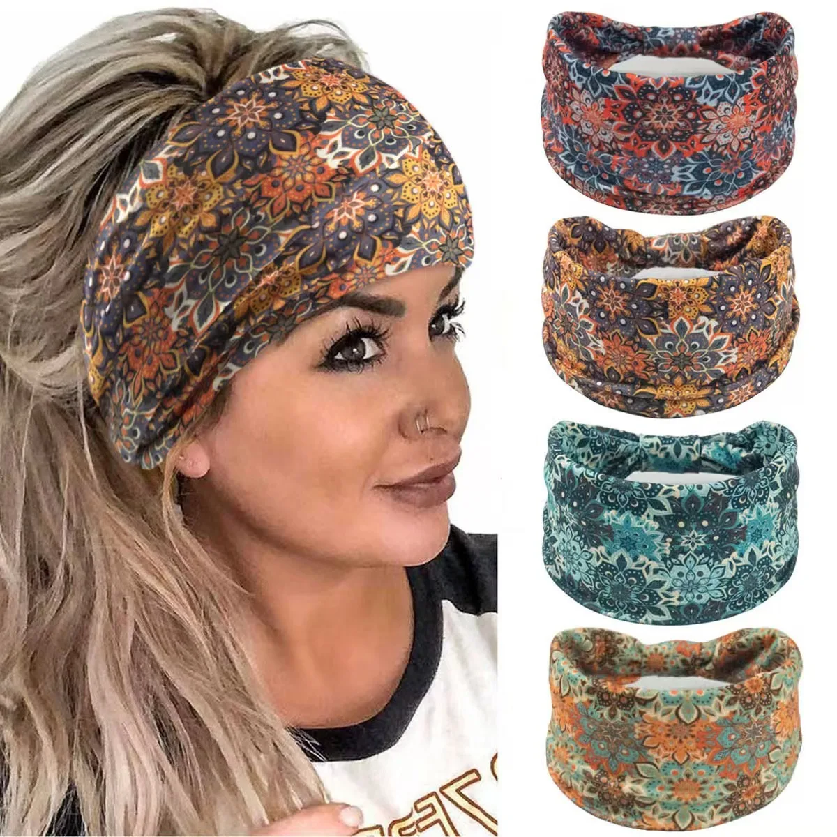 🌸 Boho Mandala Blumen Stirnban – Yoga Fitness Band Bewertung und Preis