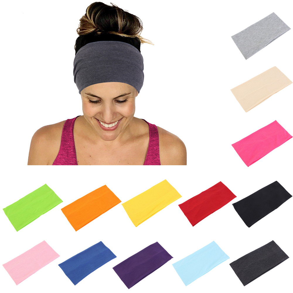 Einfarbiges Unisex-Stirnband,  – Yoga Fitness Band Bewertung und Preis