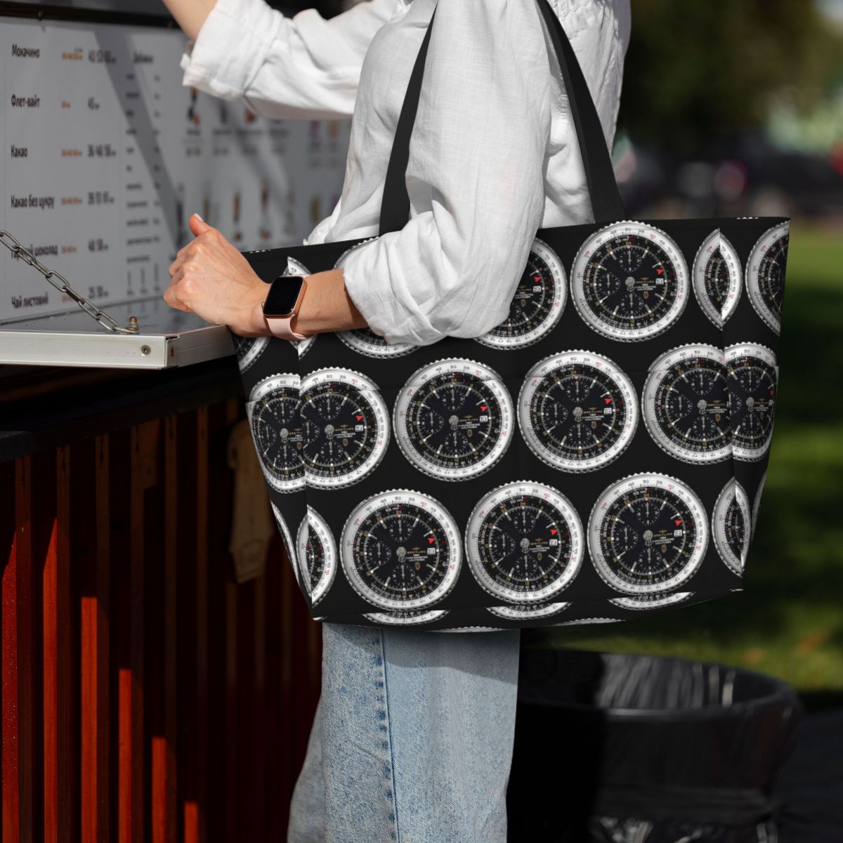 Luxuriöse Strandtasche mit Uhr – Yoga Fitness Watch Bewertung und Preis